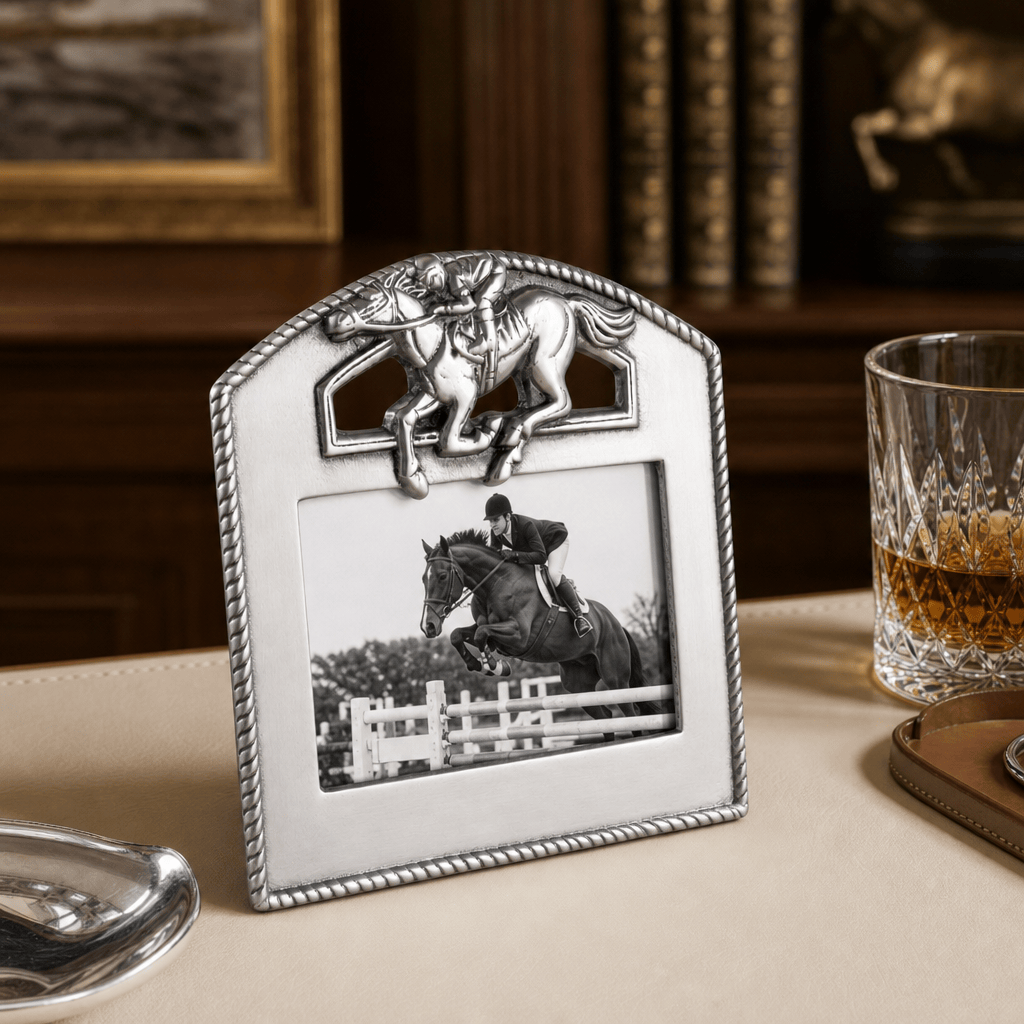 Arthur Court Equestrian Thoroughbred Photo Frame 4x6