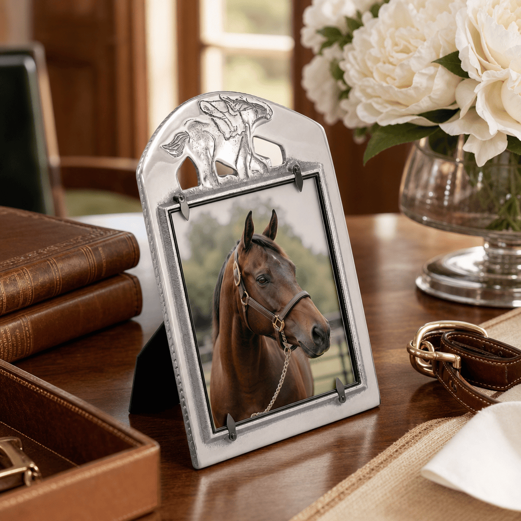 Arthur Court Equestrian Thoroughbred Photo Frame 4x6