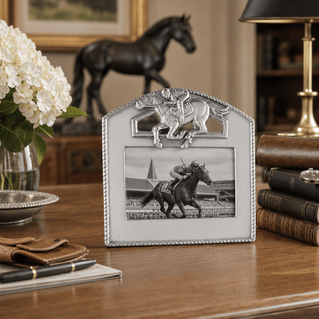 Arthur Court Equestrian Thoroughbred Photo Frame 4x6