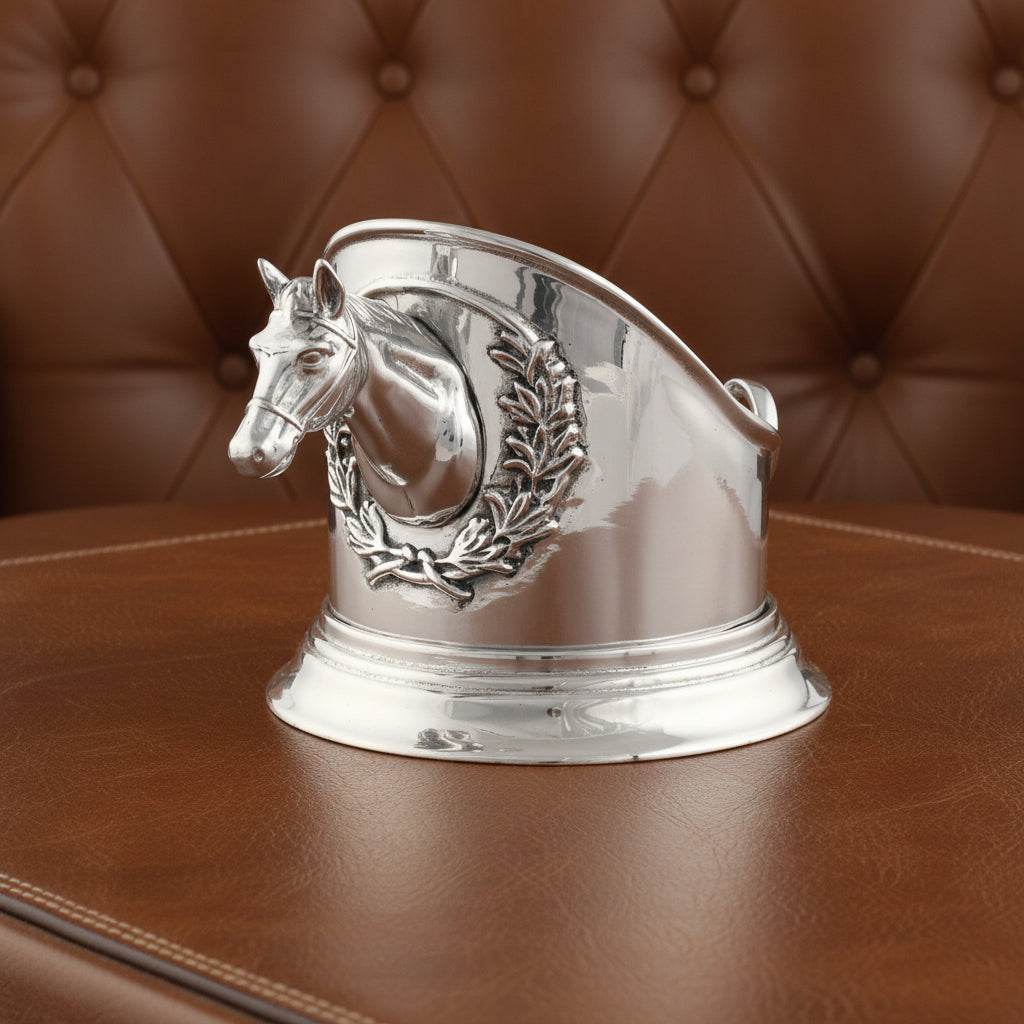 Arthur Court Equestrian Wine Caddy - Horse Head