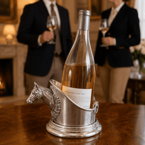 Arthur Court Equestrian Wine Caddy - Horse Head