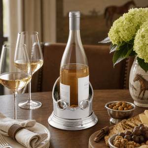 Arthur Court Equestrian Wine Caddy - Horse Head