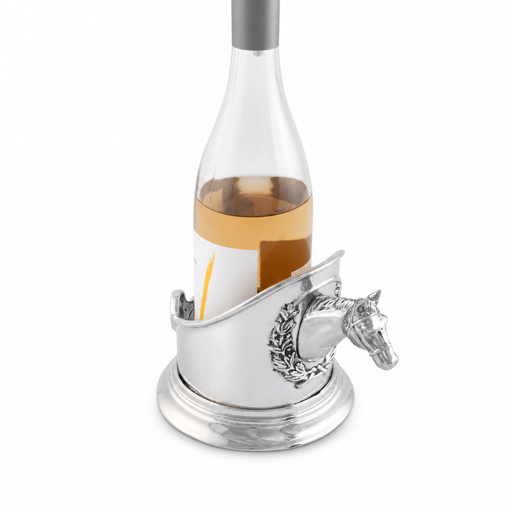 Arthur Court Equestrian Wine Caddy - Horse Head