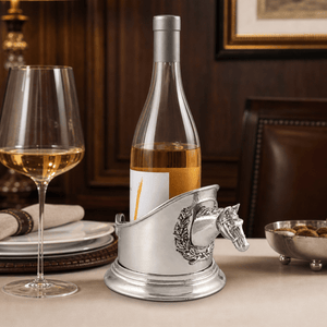 Arthur Court Equestrian Wine Caddy - Horse Head