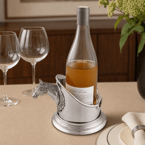 Arthur Court Equestrian Wine Caddy - Horse Head