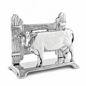 Arthur Court Farmer's Market Cow Napkin Holder