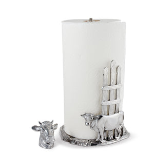 Arthur Court Farmer's Market Cow Paper Towel Holder