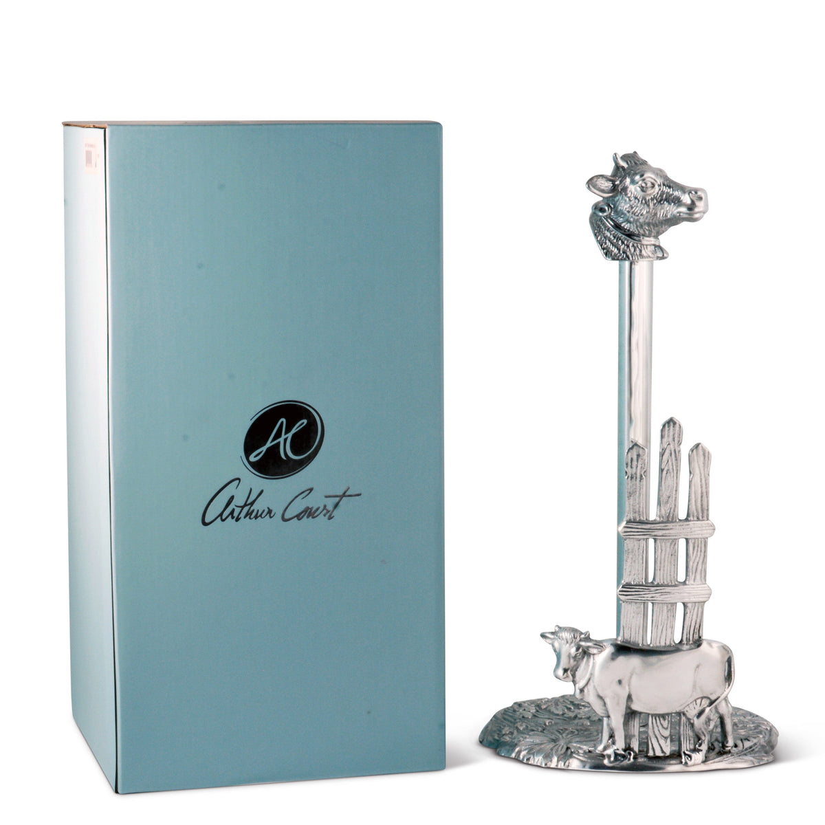 Arthur Court Farmer's Market Cow Paper Towel Holder