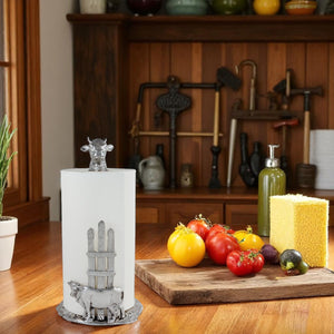 Arthur Court Farmer's Market Cow Paper Towel Holder