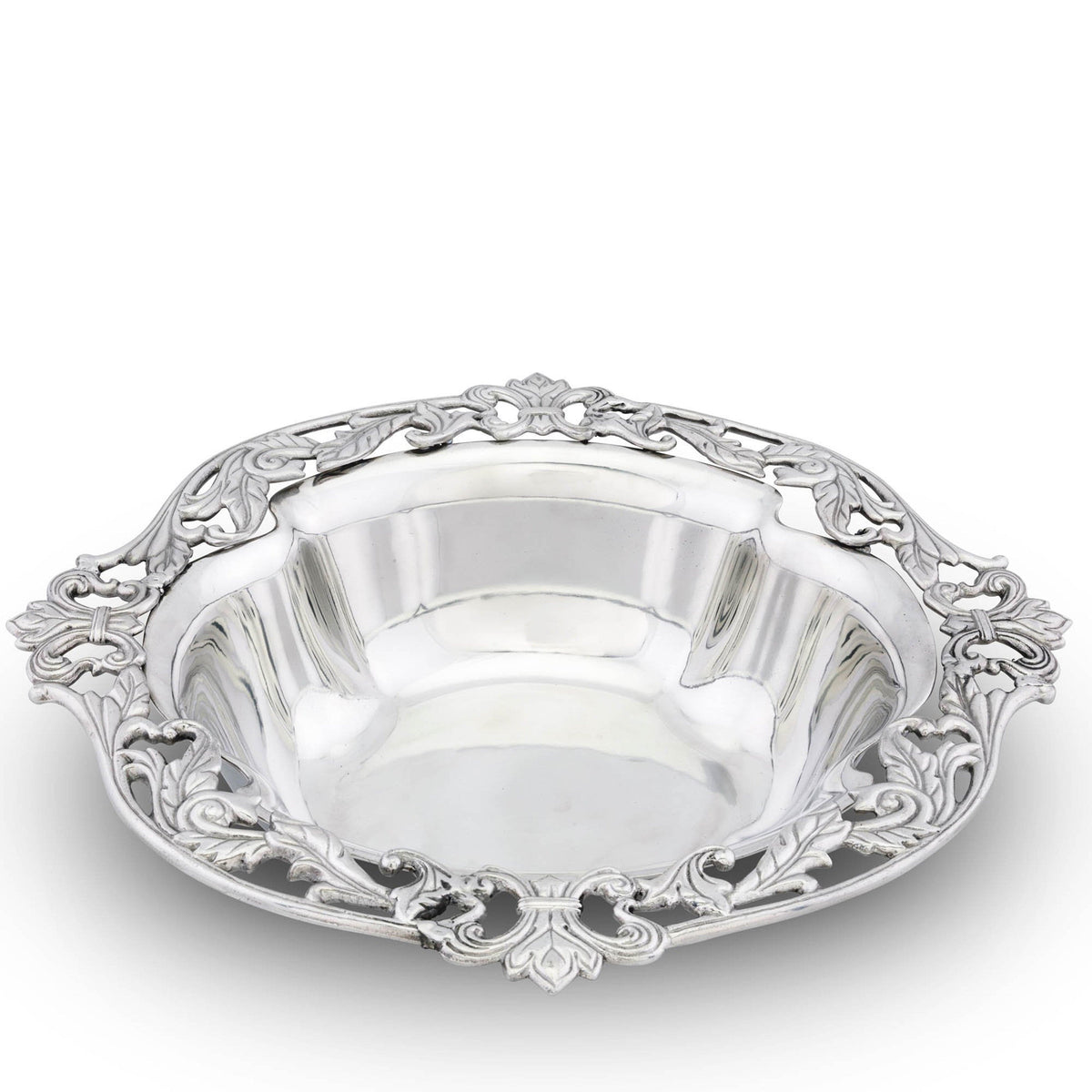 Arthur Court Fleur De Lis Acanthus Serving Bowl