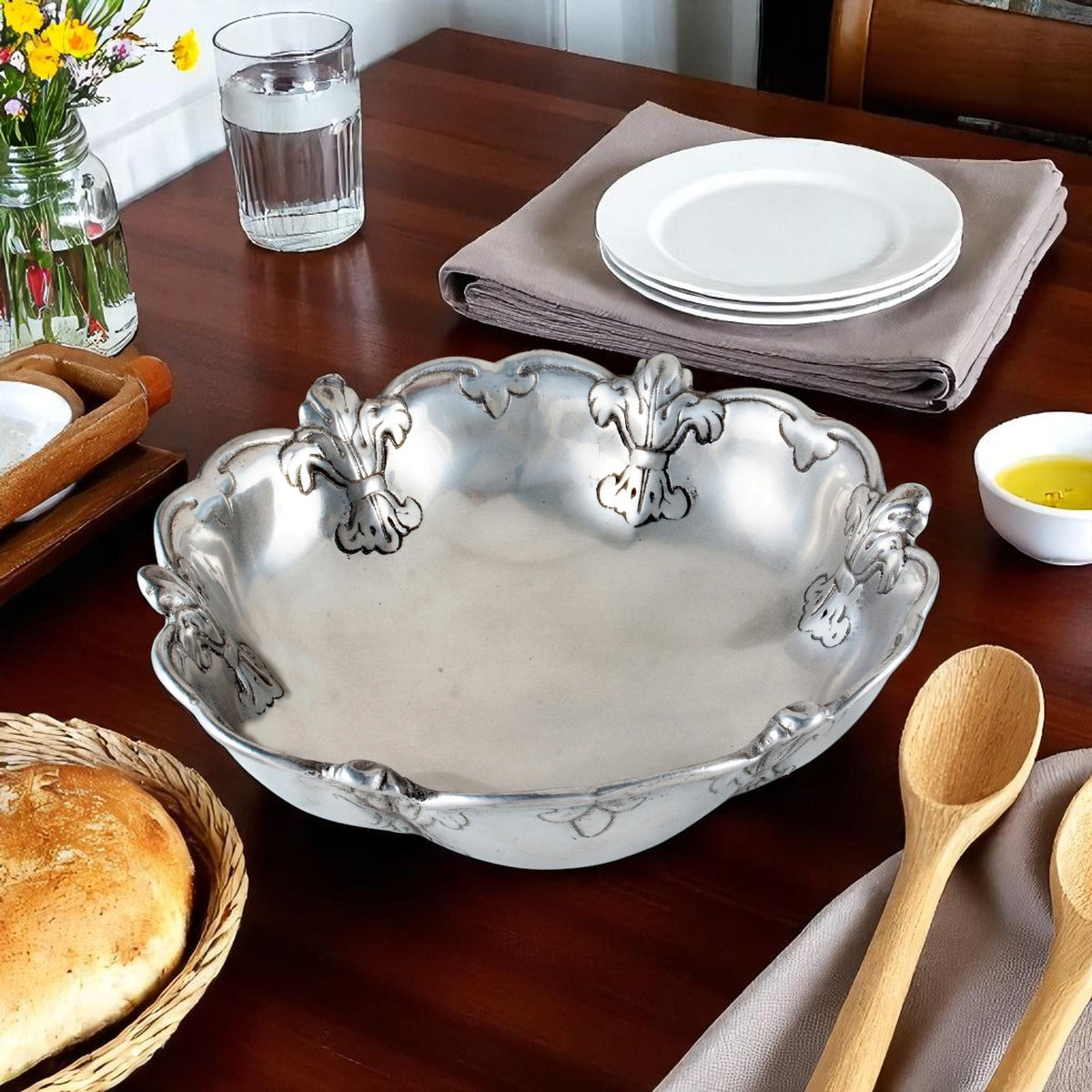 Arthur Court Fleur De Lis Fleur-De-Lis 10 Bowl