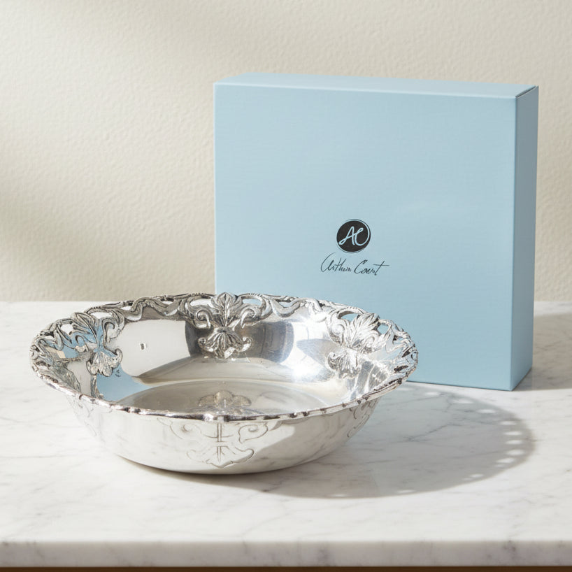 Arthur Court Fleur De Lis Fleur-De-Lis 12 Bowl