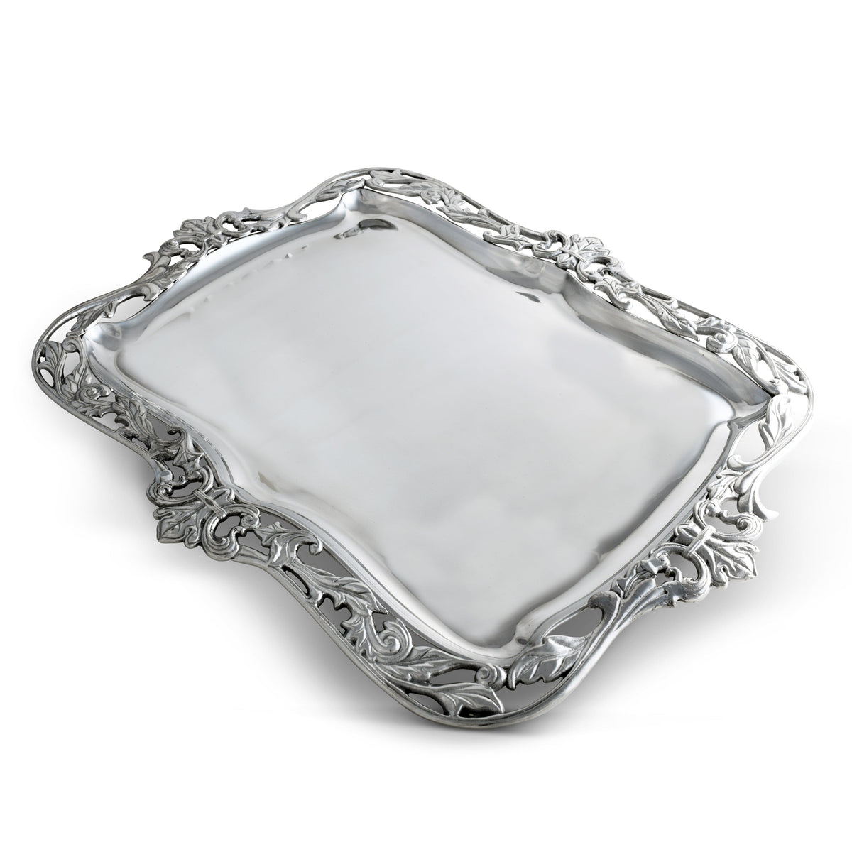 Arthur Court Fleur De Lis Fleur-De-Lis Acanthus Platter