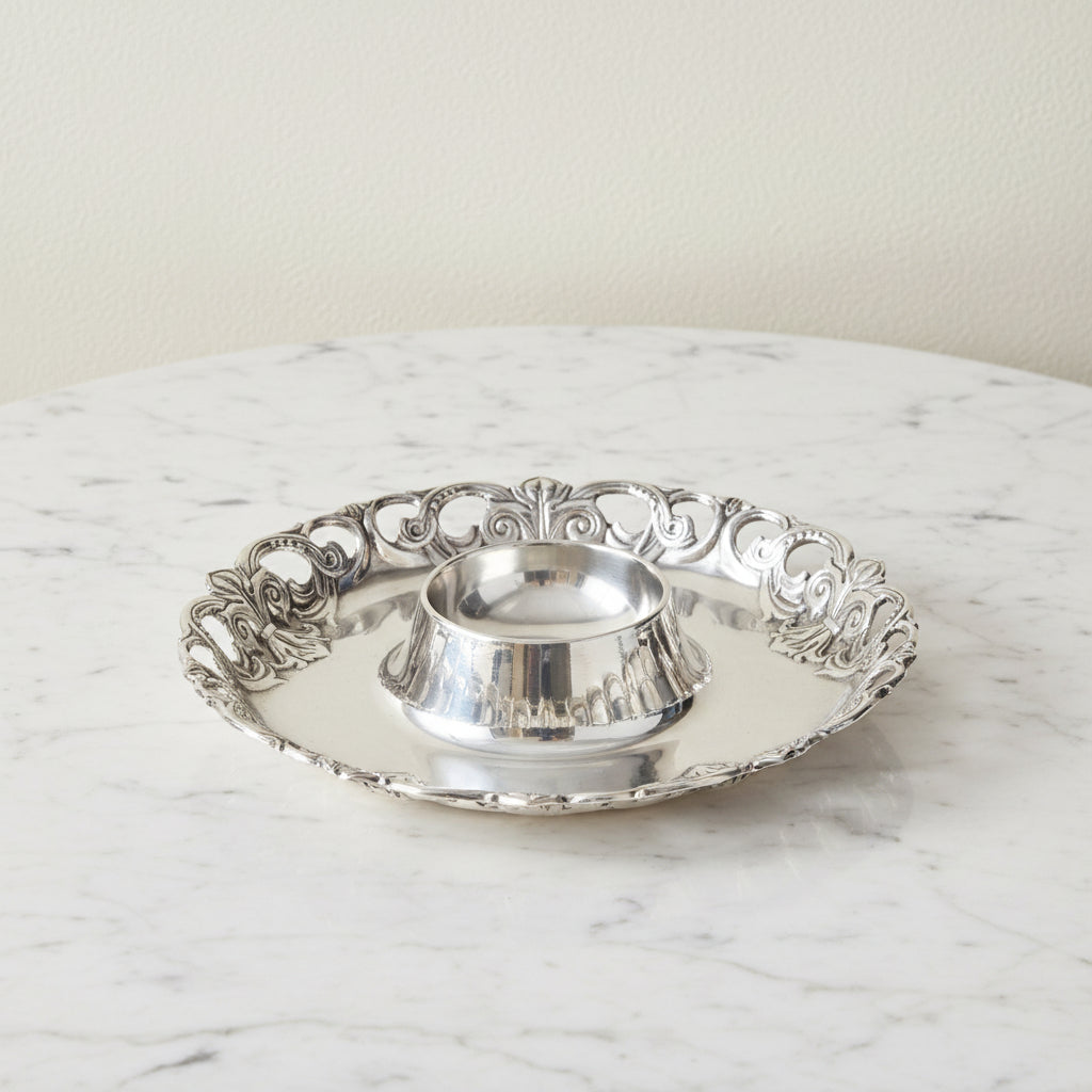 Arthur Court Fleur De Lis Fleur-De-Lis Chip and Dip