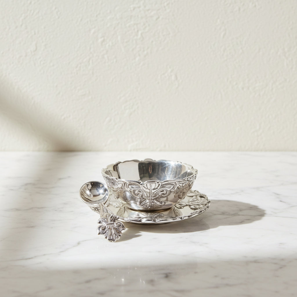 Arthur Court Fleur De Lis Fleur-De-Lis Condiment Server