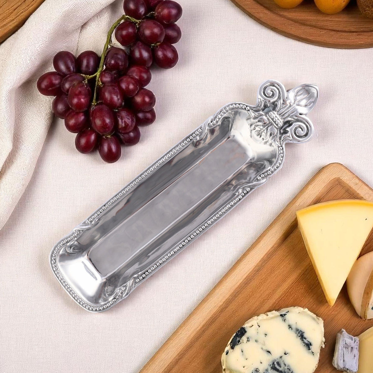 Arthur Court Fleur De Lis Fleur De Lis Cracker Serving Tray