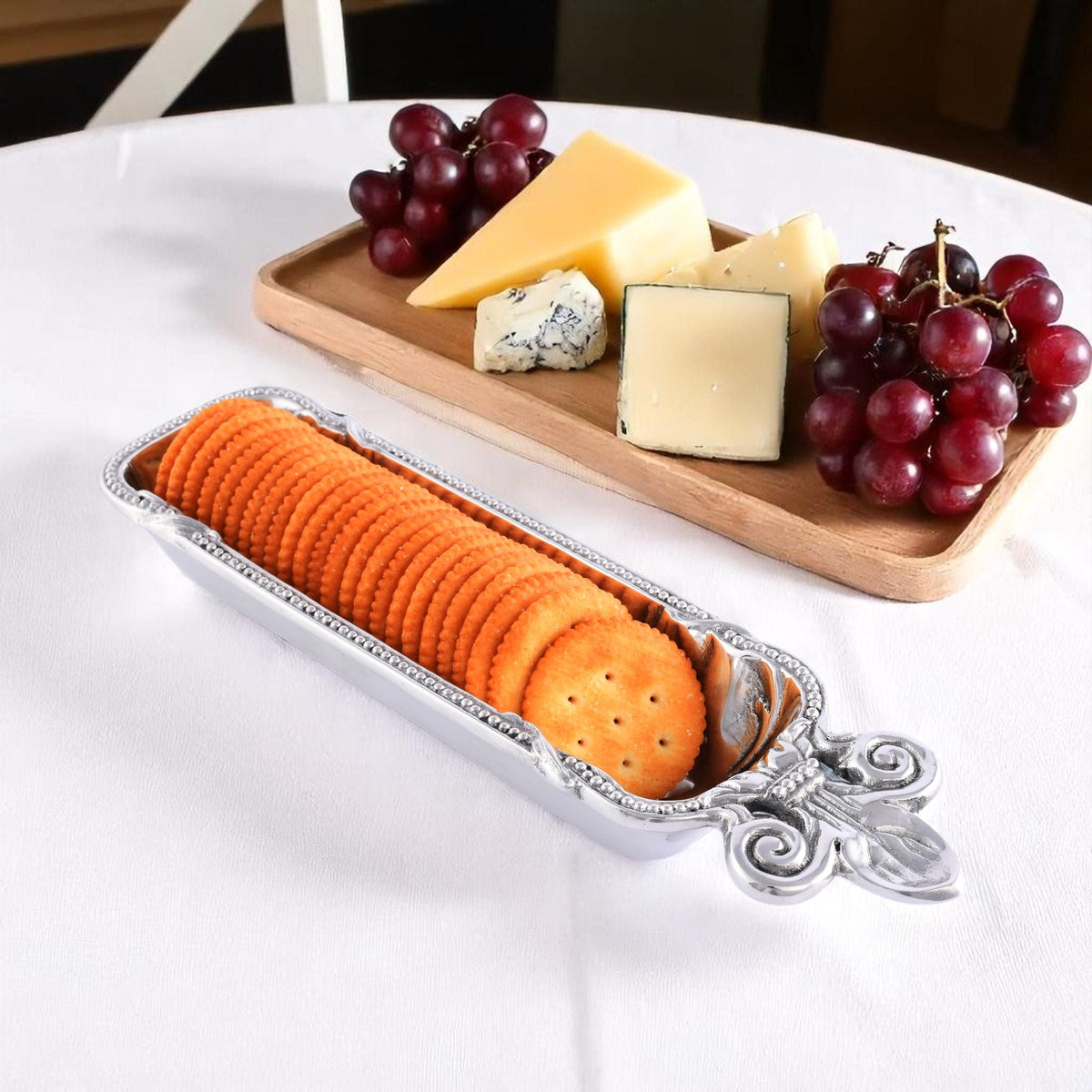 Arthur Court Fleur De Lis Fleur De Lis Cracker Serving Tray