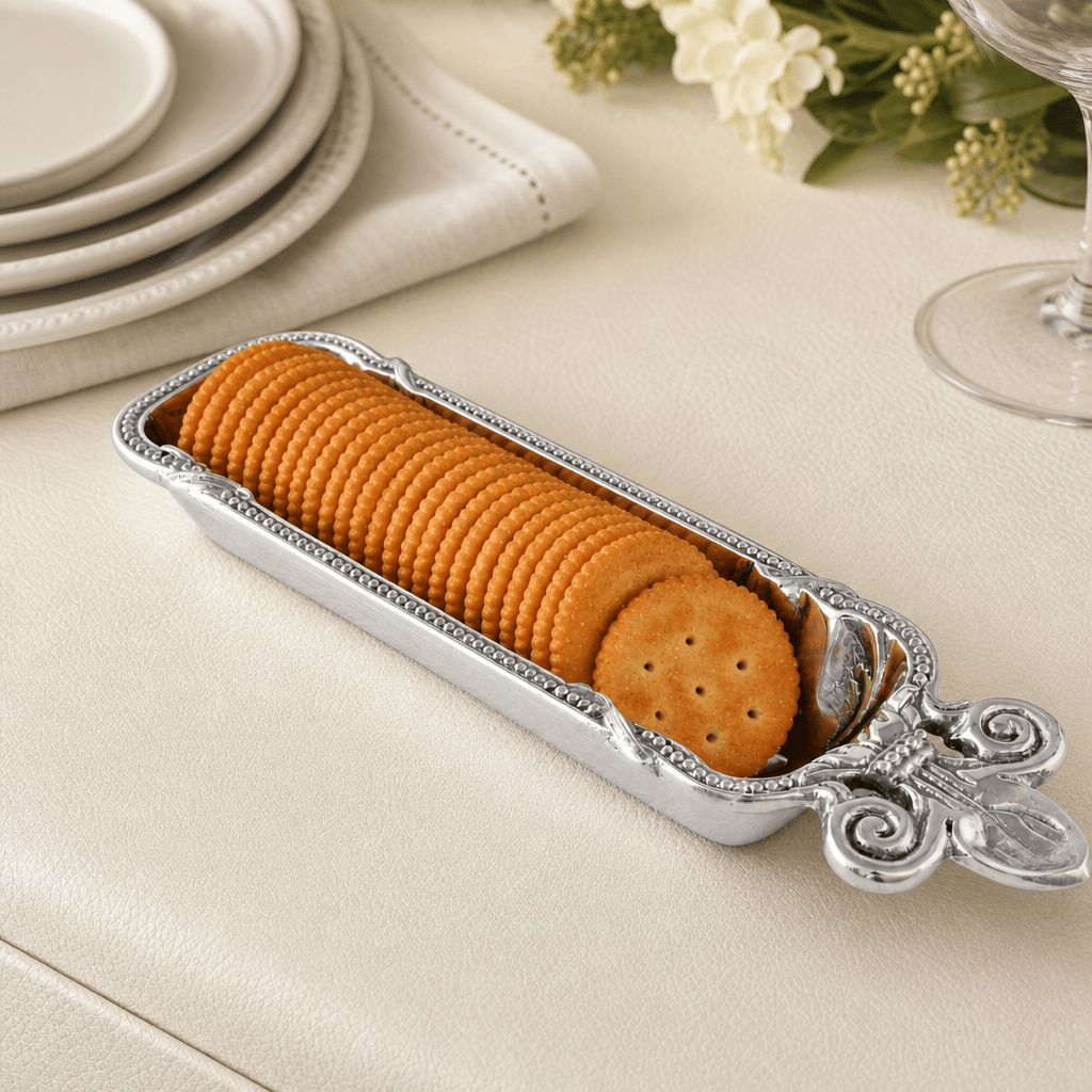 Arthur Court Fleur De Lis Fleur De Lis Cracker Serving Tray