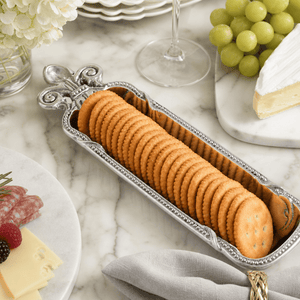 Arthur Court Fleur De Lis Fleur De Lis Cracker Serving Tray