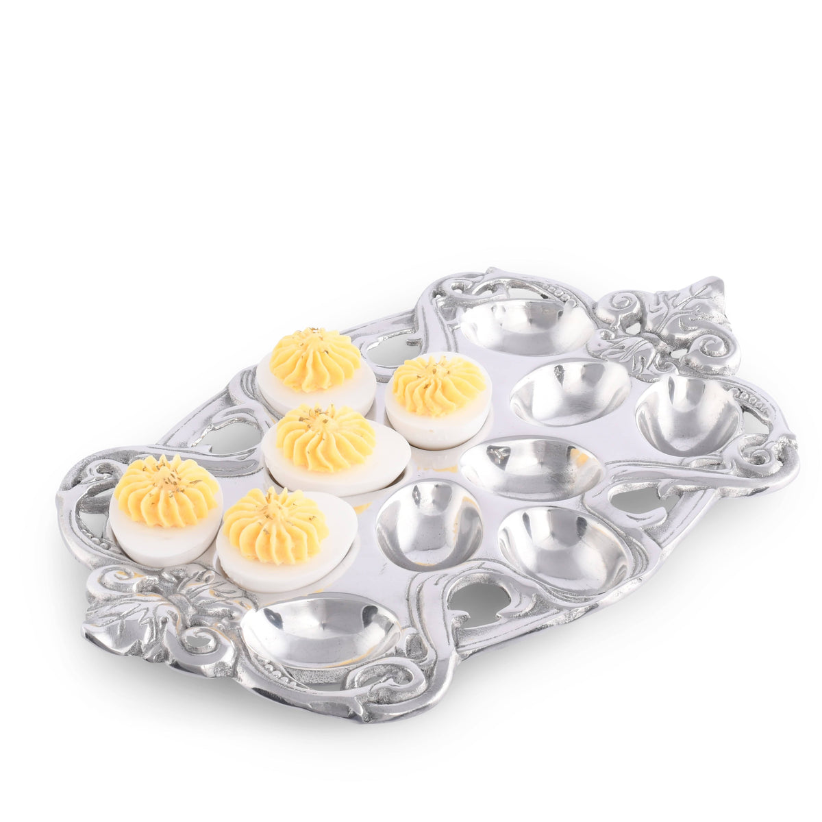 Arthur Court Fleur De Lis Fleur-De-Lis Deviled Egg Holder