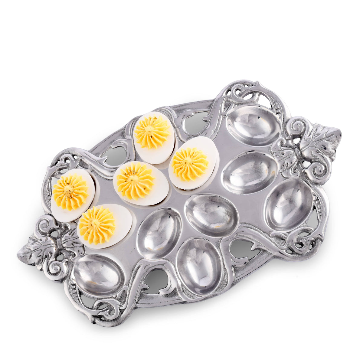 Arthur Court Fleur De Lis Fleur-De-Lis Deviled Egg Holder