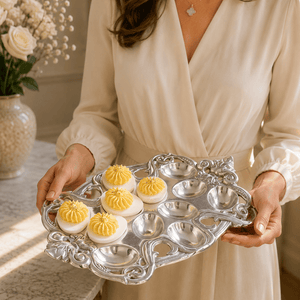 Arthur Court Fleur De Lis Fleur-De-Lis Deviled Egg Holder