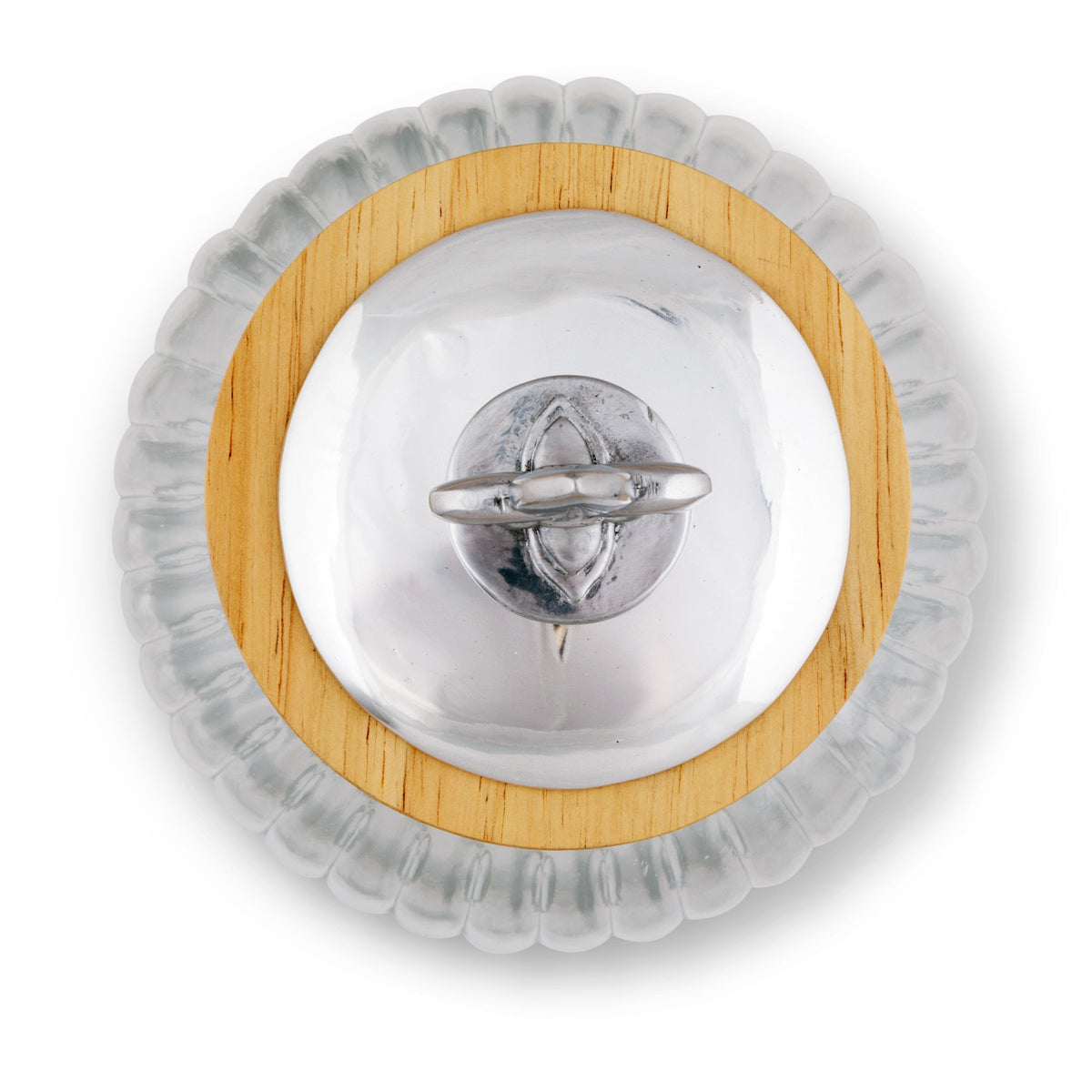 Arthur Court Fleur De Lis Fleur De Lis Knob Glass Canisters