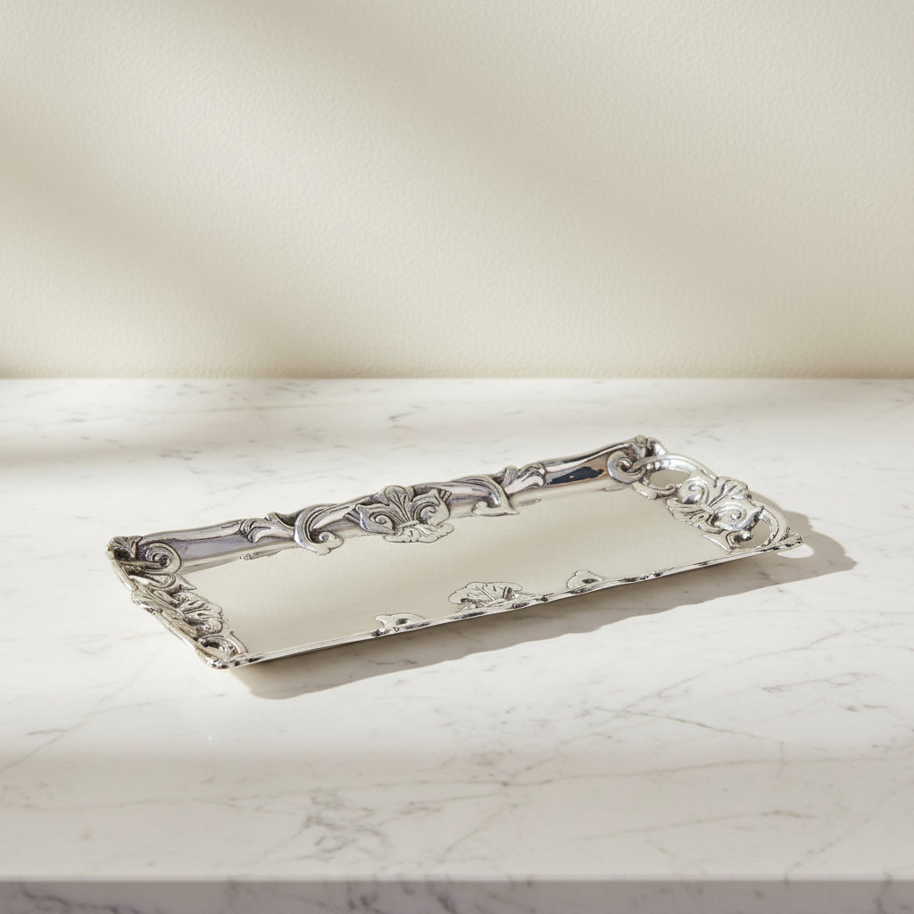 Arthur Court Fleur De Lis Fleur-De-Lis Oblong Tray