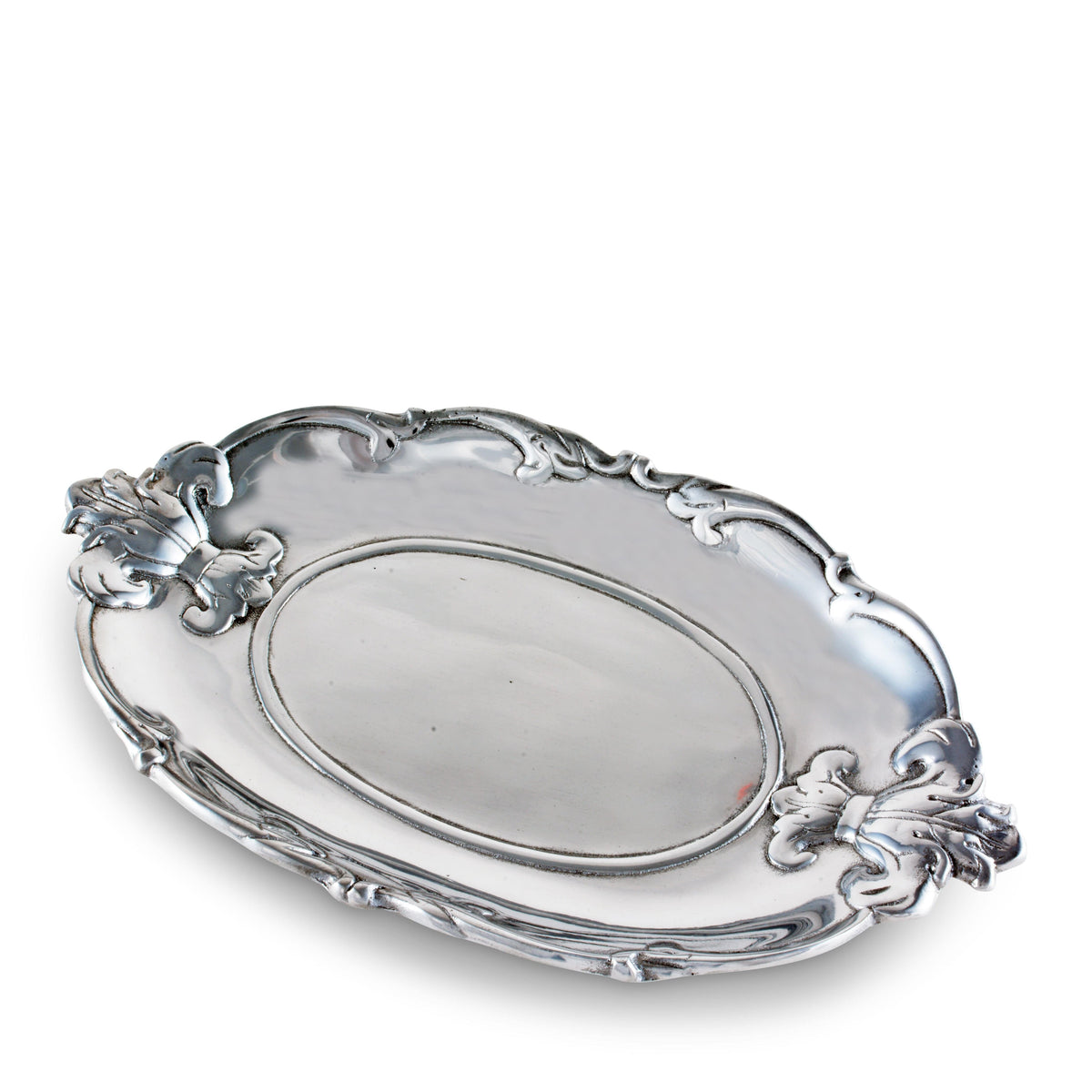 Arthur Court Fleur De Lis Fleur-De-Lis Oval Tray