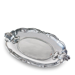 Arthur Court Fleur De Lis Fleur-De-Lis Oval Tray