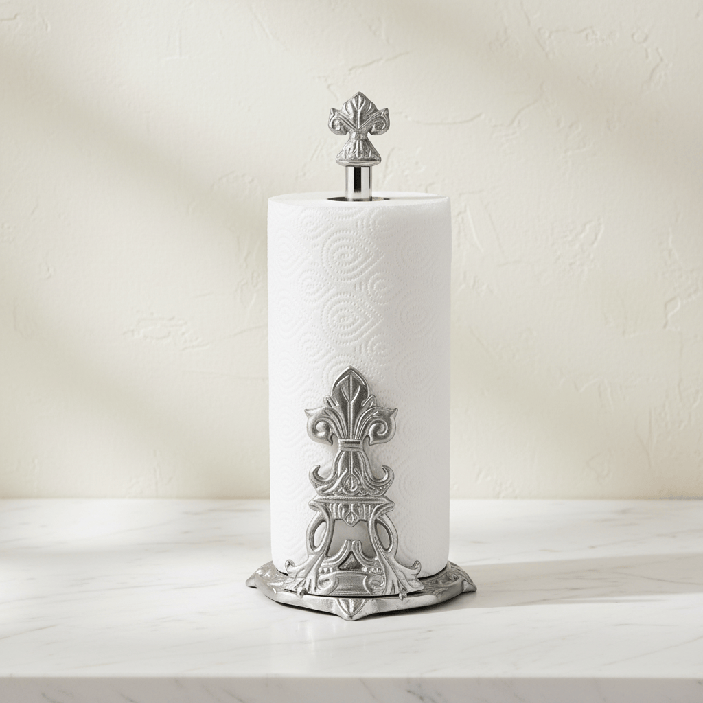 Arthur Court Fleur De Lis Fleur-De-Lis Paper Towel Holder