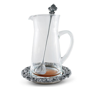Arthur Court Fleur De Lis Fleur-De-Lis Pitcher Set