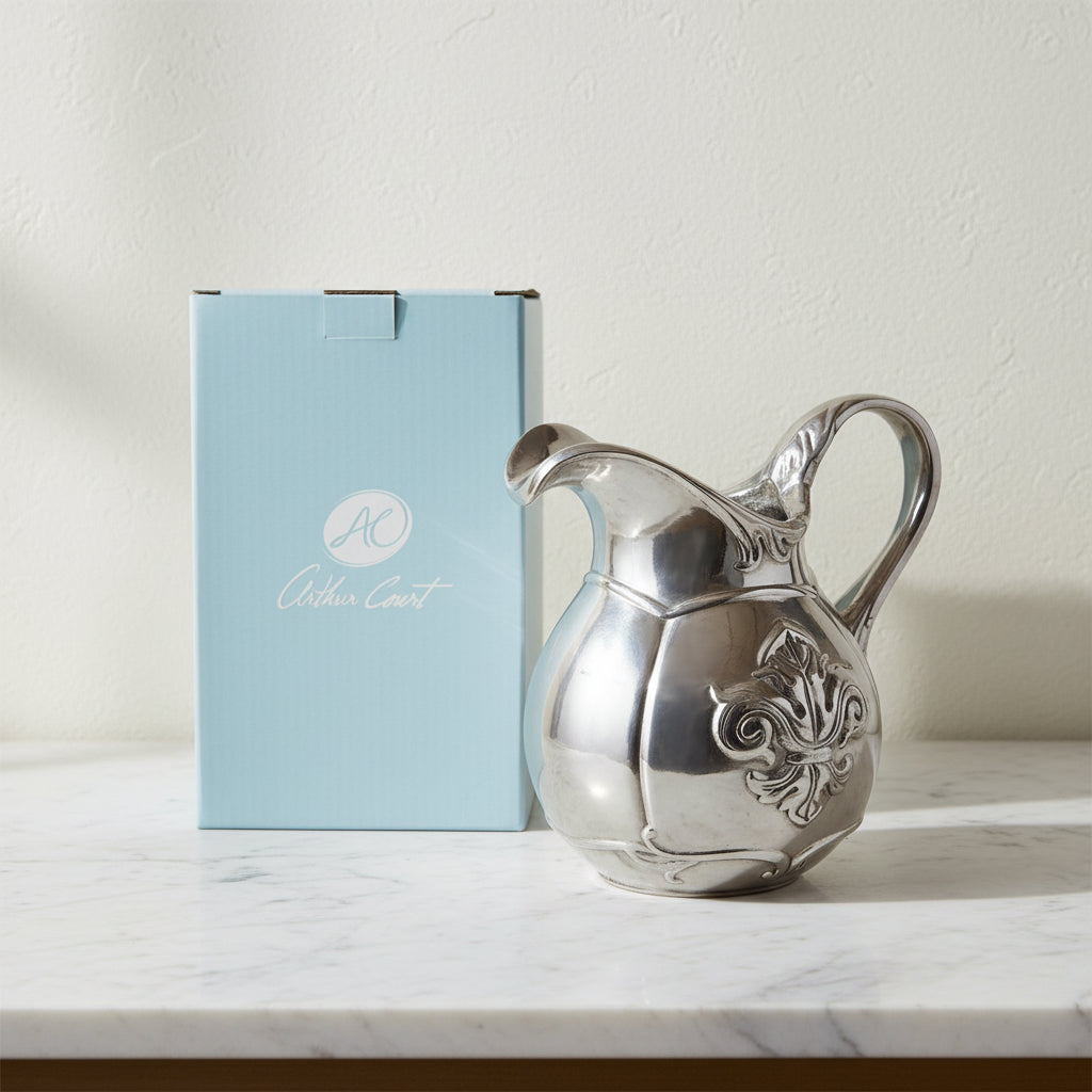 Arthur Court Fleur De Lis Fleur-De-Lis Pitcher Small