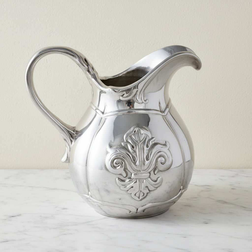 Arthur Court Fleur De Lis Fleur-De-Lis Pitcher Small