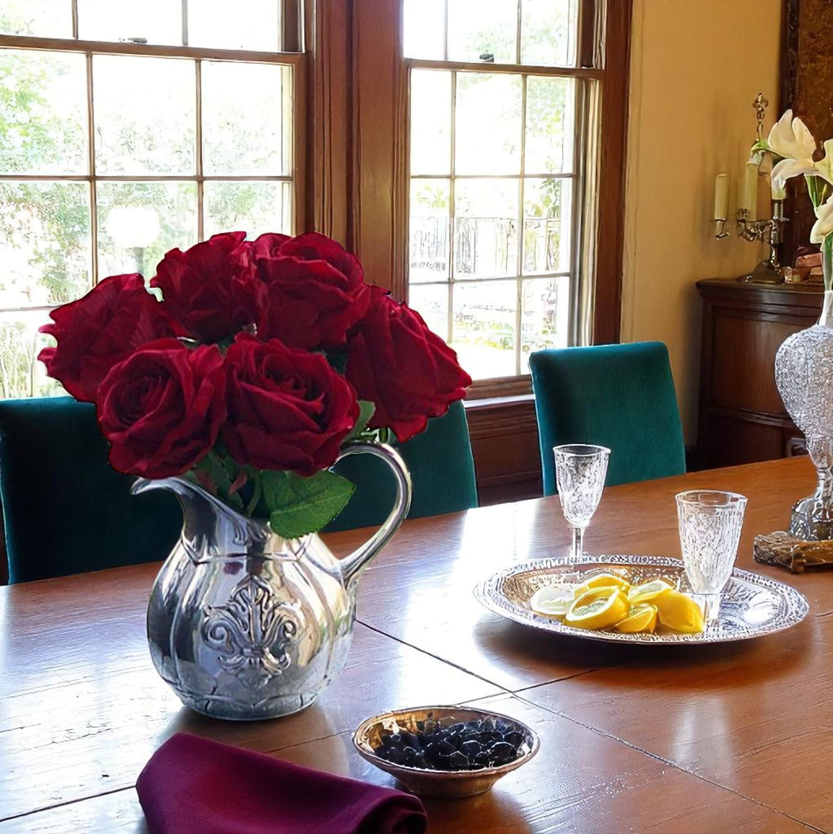 Arthur Court Fleur De Lis Fleur-De-Lis Pitcher Small