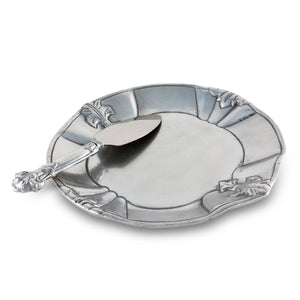 Arthur Court Fleur De Lis Fleur-De-Lis Plate with Server