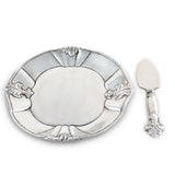 Arthur Court Fleur De Lis Fleur-De-Lis Plate with Server