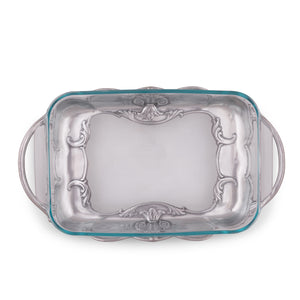 Arthur Court Fleur De Lis Fleur-De-Lis Pyrex Holder 3qt