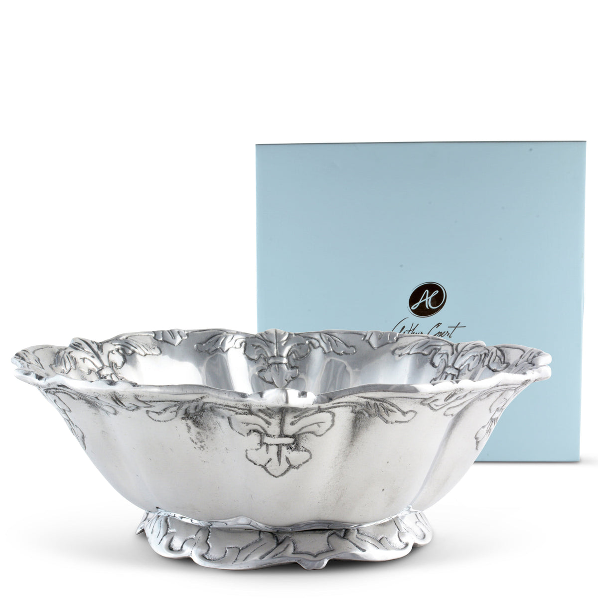 Arthur Court Fleur De Lis Fleur-De-Lis Salad Bowl 12