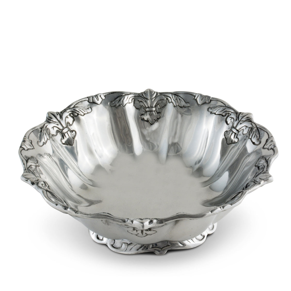 Arthur Court Fleur De Lis Fleur-De-Lis Salad Bowl 12