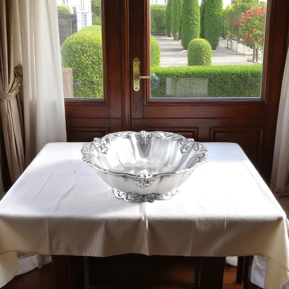 Arthur Court Fleur De Lis Fleur-De-Lis Salad Bowl 12