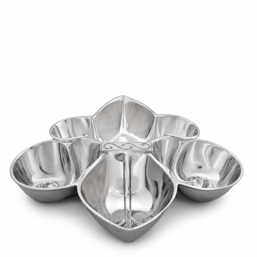 Arthur Court Fleur De Lis Fleur De Lis Serving Bowl 4 Compartment