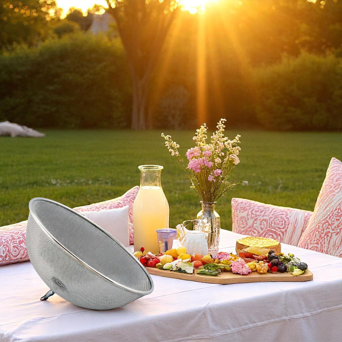 Arthur Court Fleur De Lis Fleur de Lis Stainless Mesh Picnic Cover