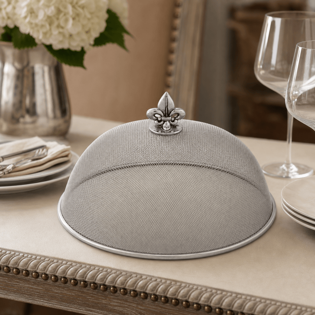 Arthur Court Fleur De Lis Fleur de Lis Stainless Mesh Picnic Cover