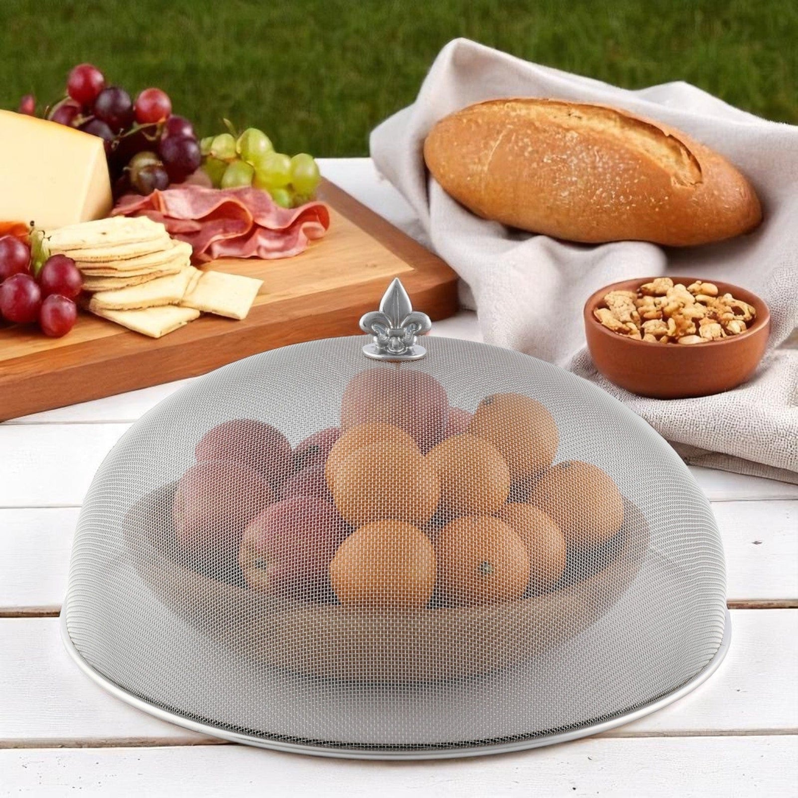 Arthur Court Fleur De Lis Fleur de Lis Stainless Mesh Picnic Cover