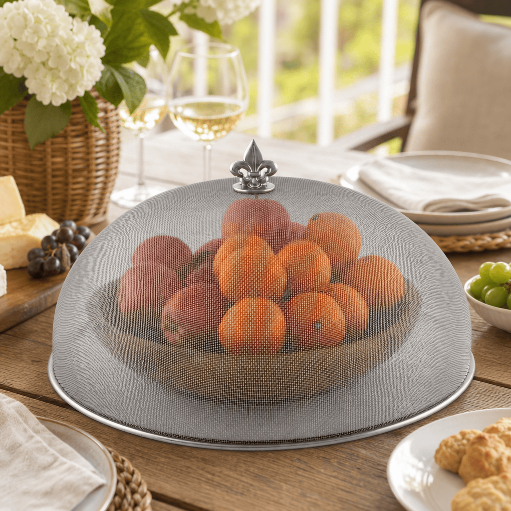 Arthur Court Fleur De Lis Fleur de Lis Stainless Mesh Picnic Cover