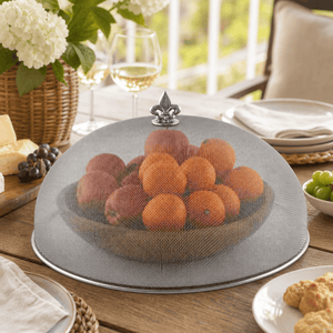 Arthur Court Fleur De Lis Fleur de Lis Stainless Mesh Picnic Cover