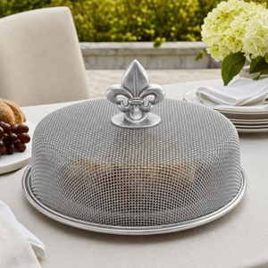 Arthur Court Fleur De Lis Fleur de Lis Stainless Mesh Picnic Cover