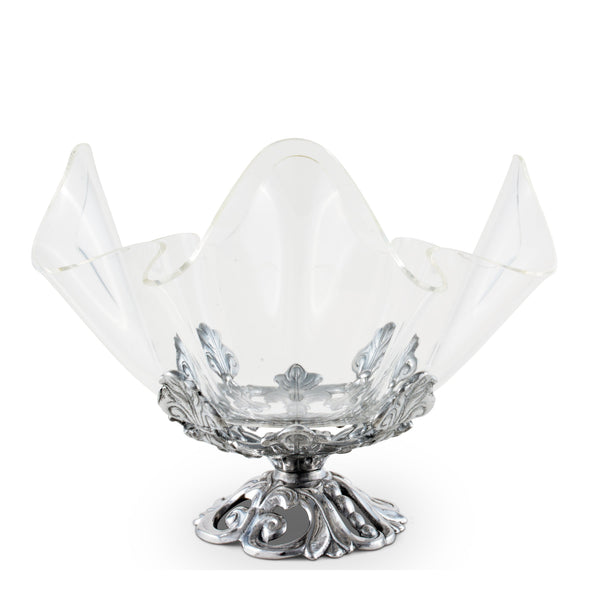 Fleur De Lis Acrylic Bowl By Arthur Court - A Great Addition to