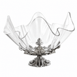 Fleur-De-Lis Stand Acrylic Bowl 14